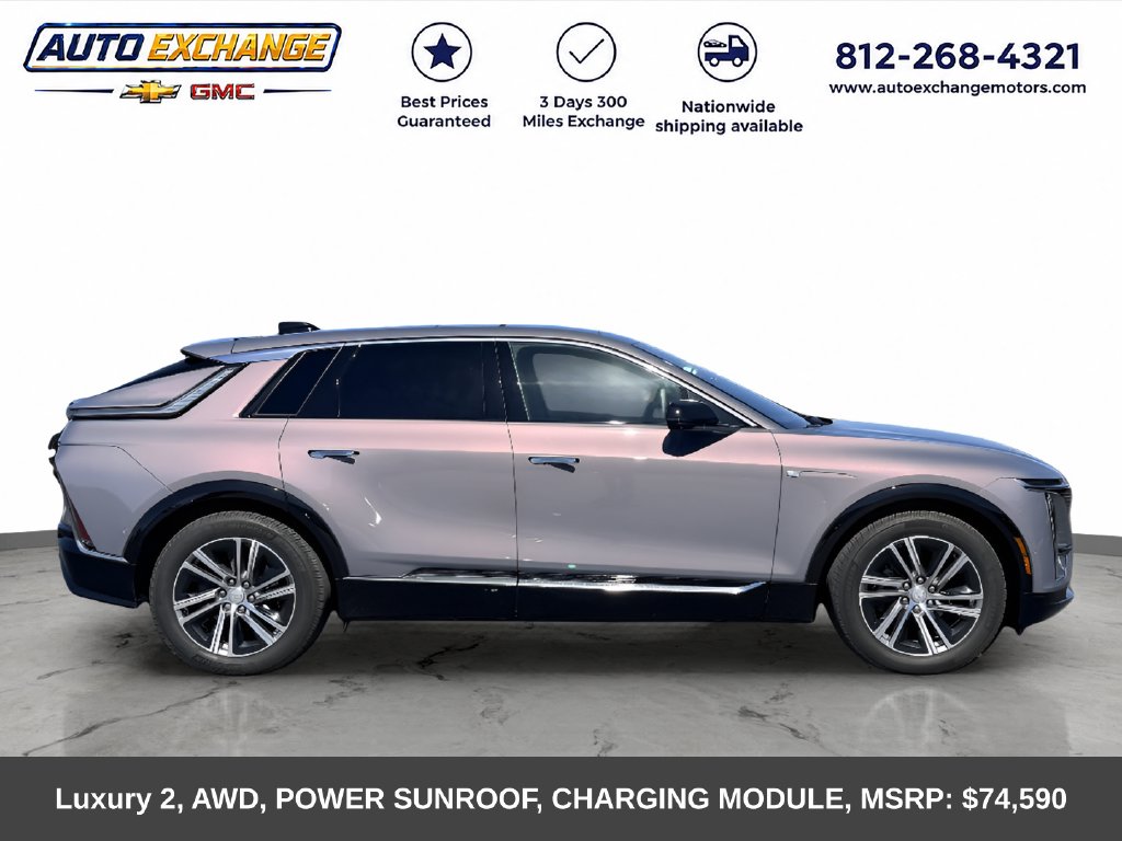 Used 2024 Cadillac LYRIQ Luxury 2 with VIN 1GYKPRRL5RZ125262 for sale in Sullivan, IN