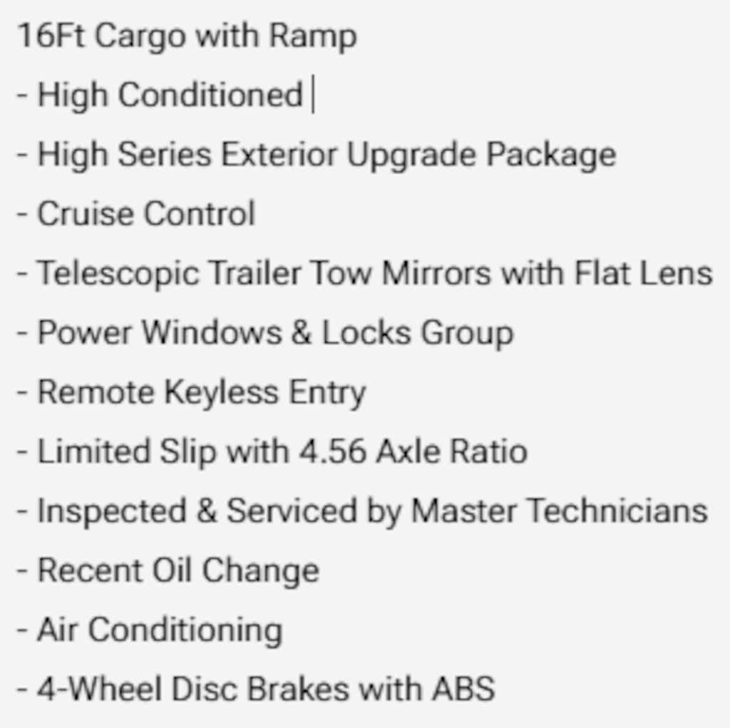 Used 2018 Ford E-350SD Base Cab/Chassis