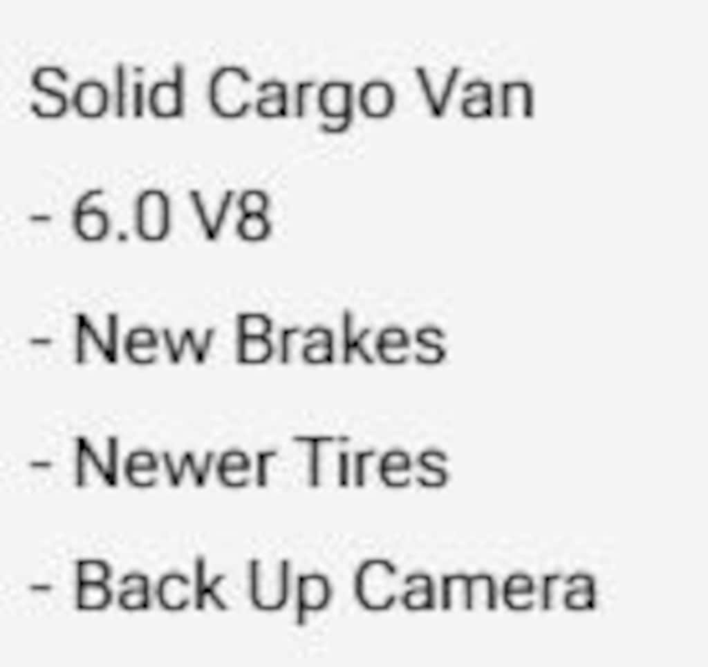 Used 2019 Chevrolet Express 2500 Work Van Van Cargo Van