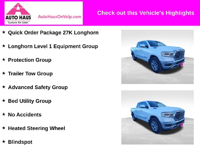 Used 2019 Ram 1500 Longhorn Truck Crew Cab