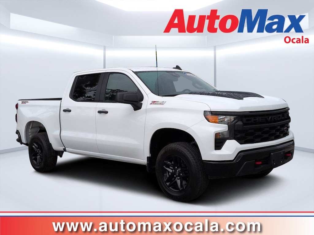 Used 2025 Chevrolet Silverado 1500 Custom Trail Boss Truck Crew Cab