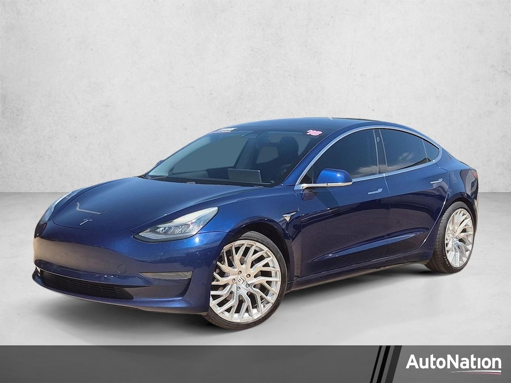 Used 2018 Tesla Model 3 Long Range Battery Sedan