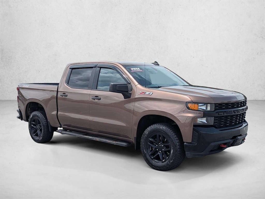 Used 2019 Chevrolet Silverado 1500 Custom Trail Boss Crew Cab Pickup