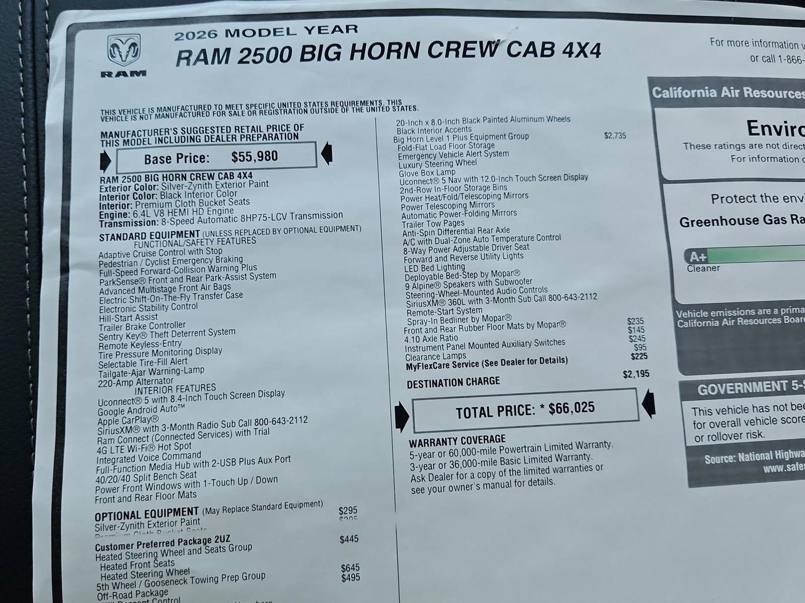 2026 RAM 2500 Big Horn - Photo 19