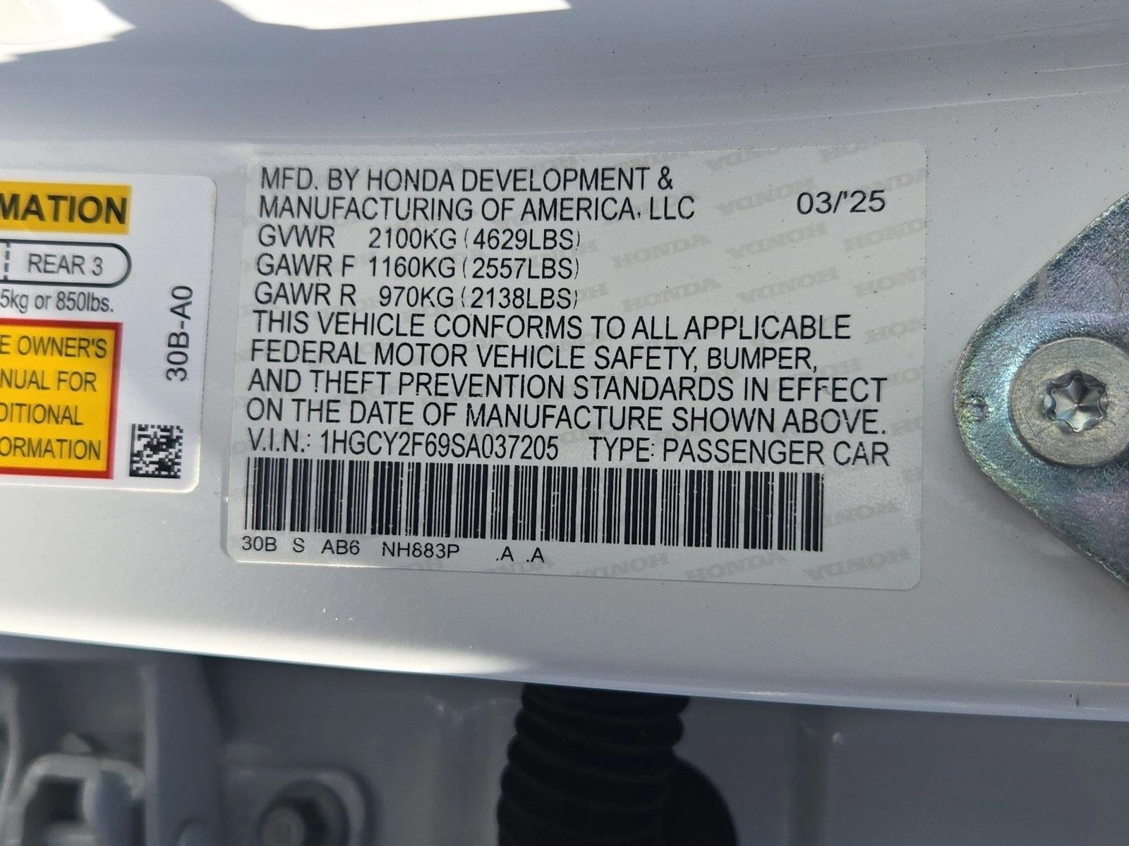2025 Honda Accord Hybrid EX-L - Photo 25