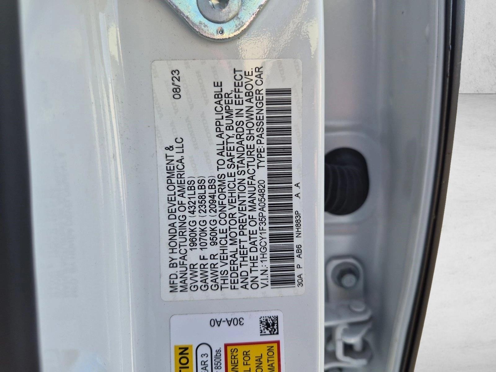 2023 Honda Accord EX - Photo 24