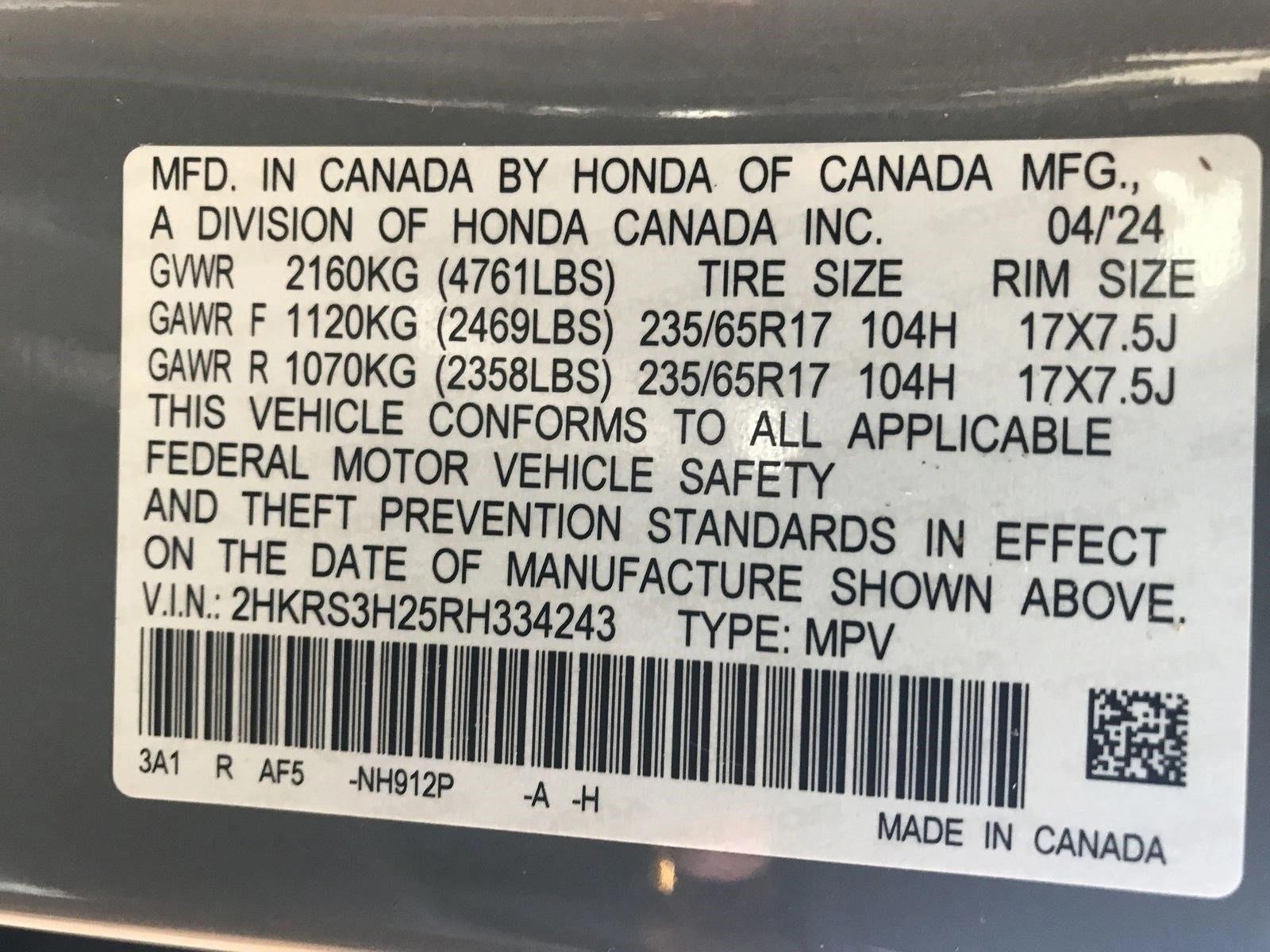 2024 Honda CR-V LX - Photo 21