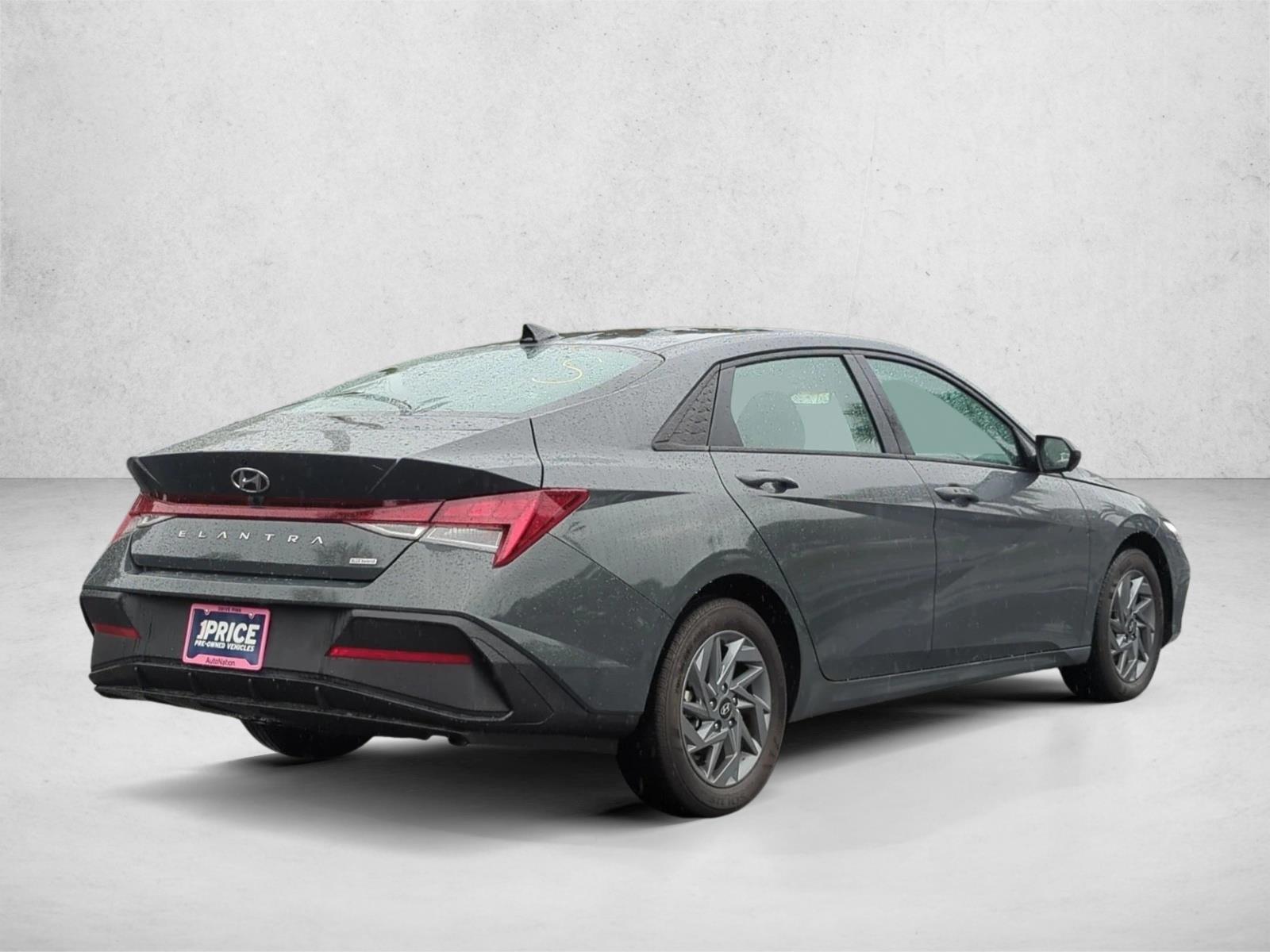 Used 2026 Hyundai Elantra Hybrid Blue Sedan