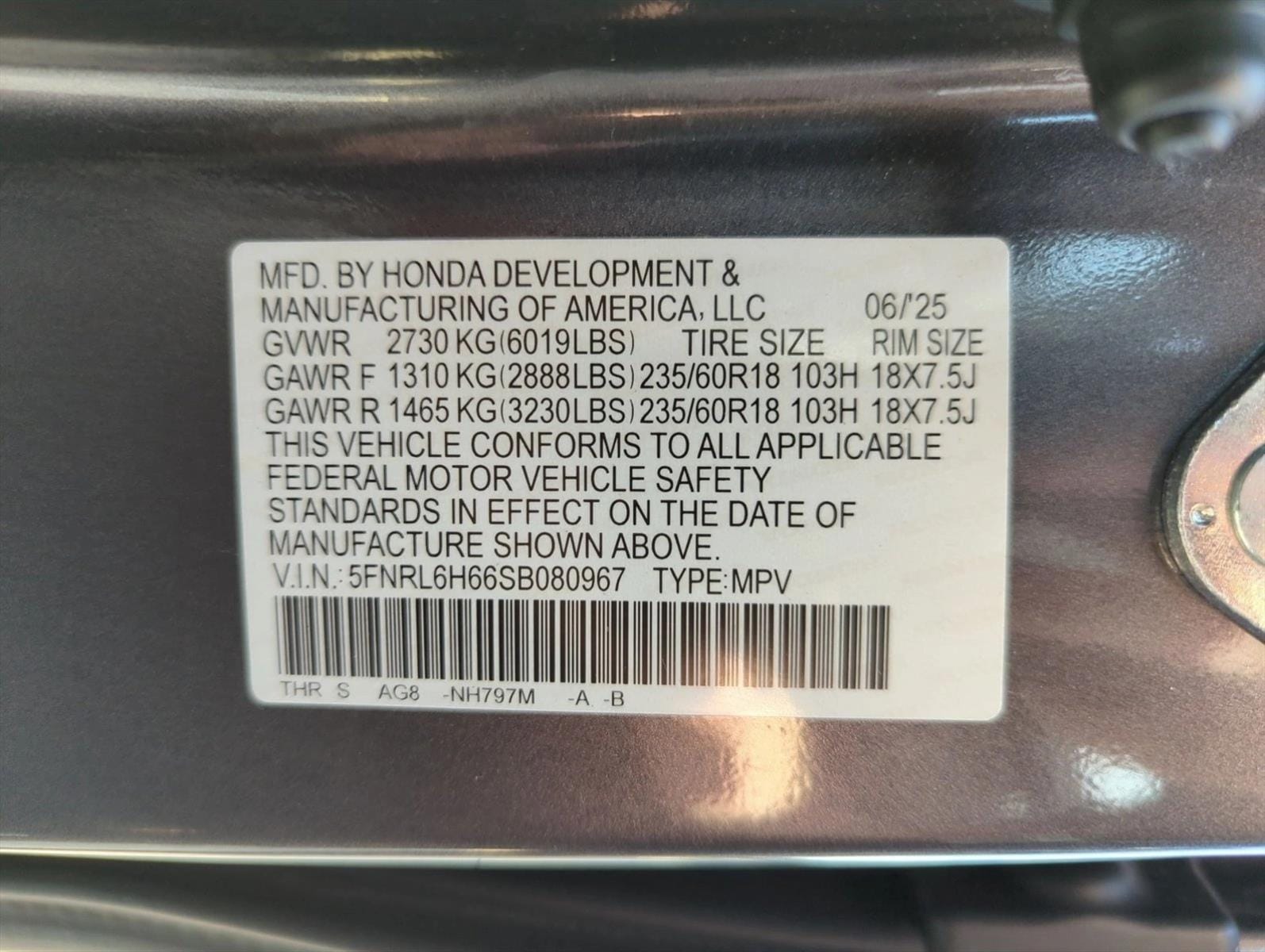 2025 Honda Odyssey EX-L - Photo 26