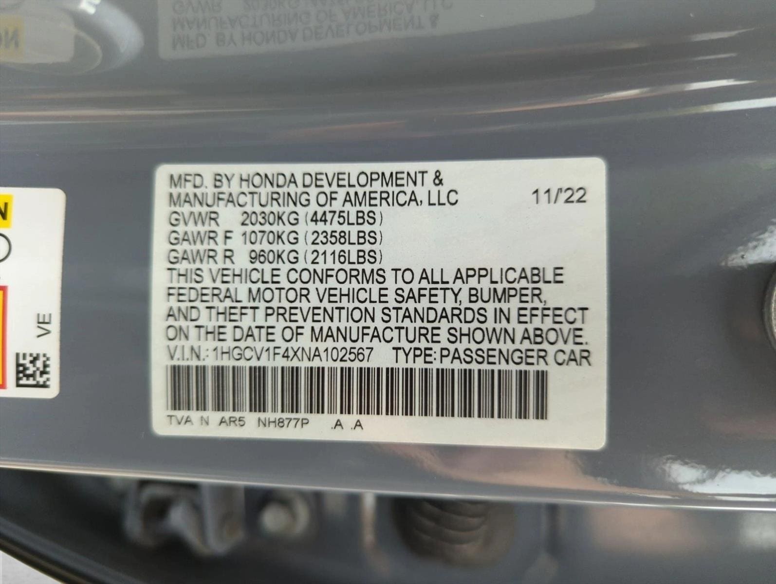 2022 Honda Accord Sport SE - Photo 24