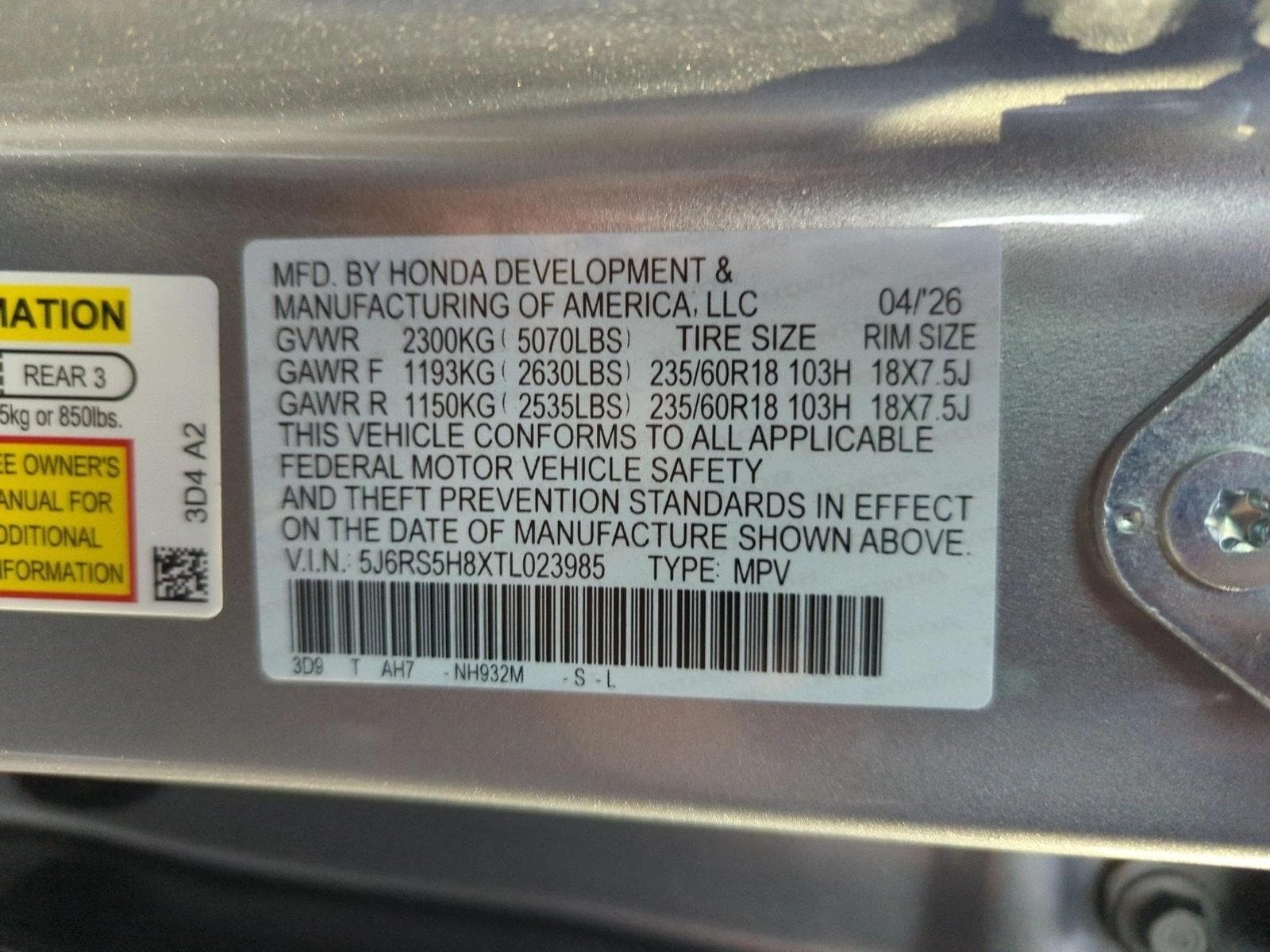 2026 Honda CR-V Sport-L - Photo 17
