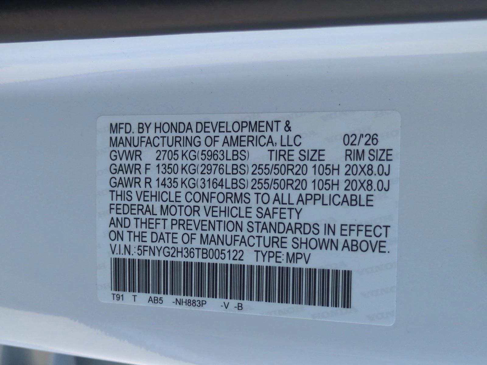 2026 Honda Pilot Sport - Photo 17