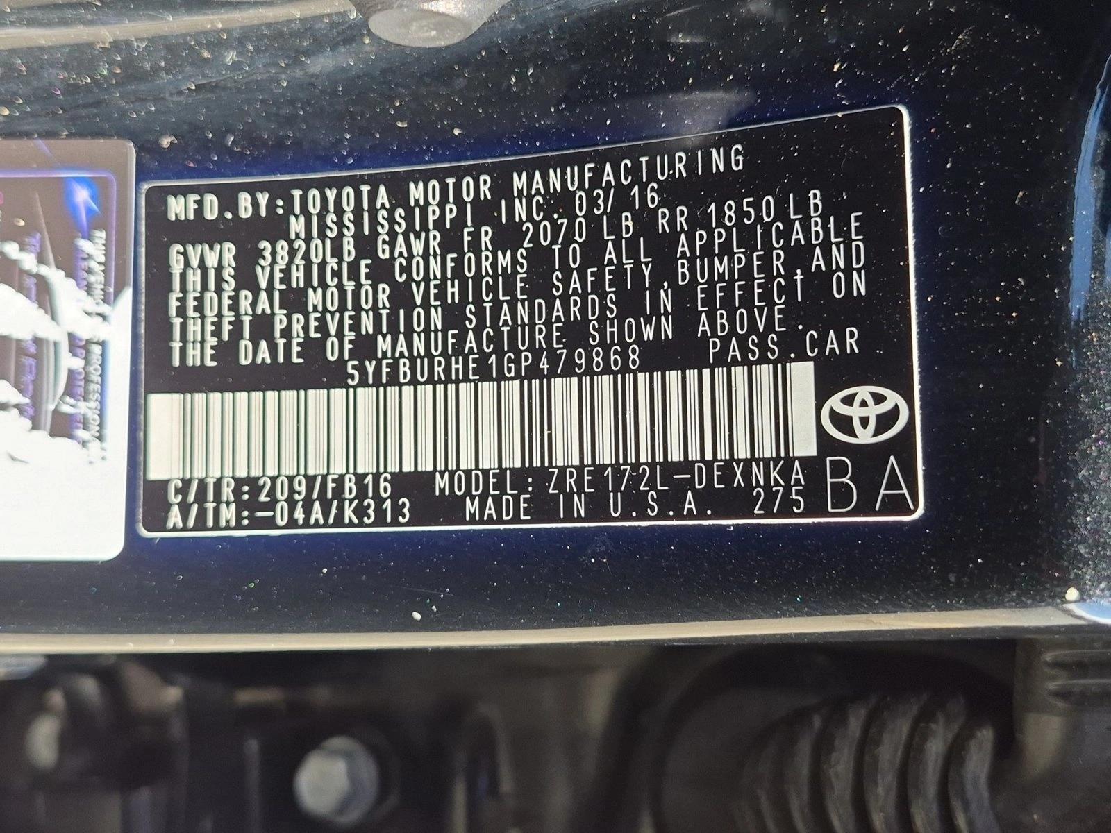 2016 Toyota Corolla LE - Photo 22