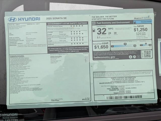 2025 Hyundai Sonata SE - Photo 16