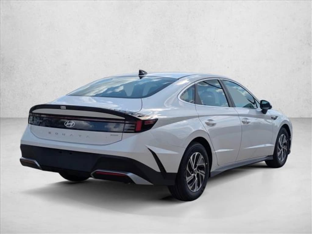 New 2026 Hyundai Sonata Hybrid Blue Sedan