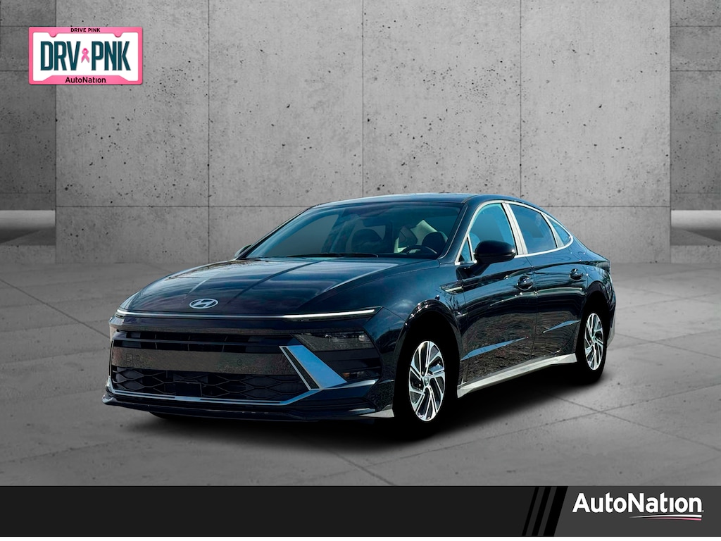 New 2026 Hyundai Sonata Hybrid Blue Sedan