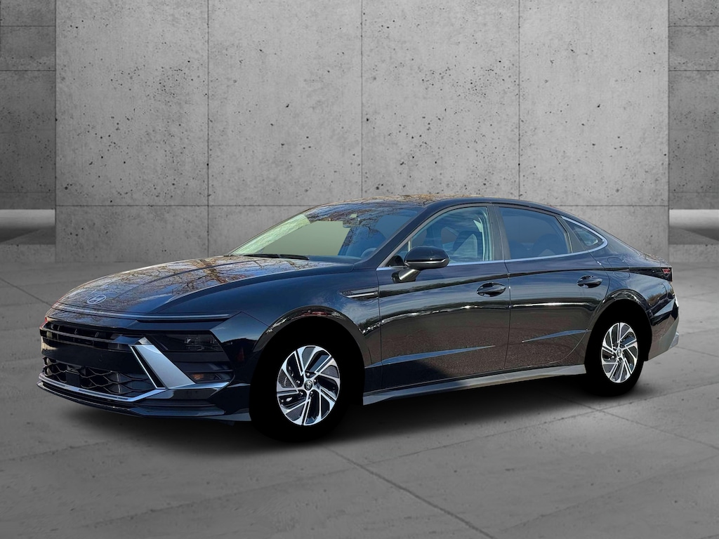 New 2026 Hyundai Sonata Hybrid Blue Sedan