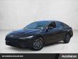 New 2026 Hyundai Elantra Hybrid Blue Sedan