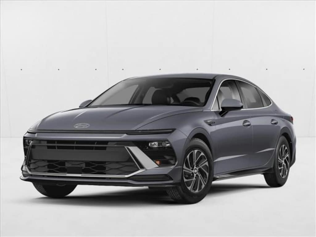 New 2026 Hyundai Sonata Hybrid Blue Sedan