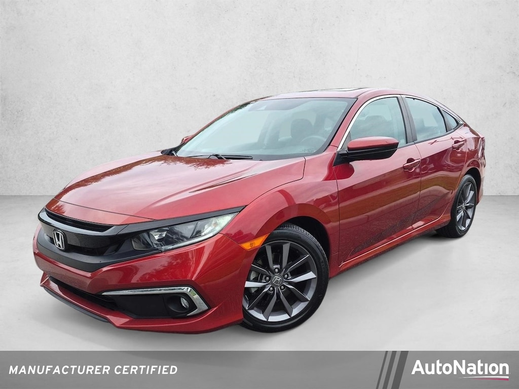 Certified 2020 Honda Civic EX Sedan