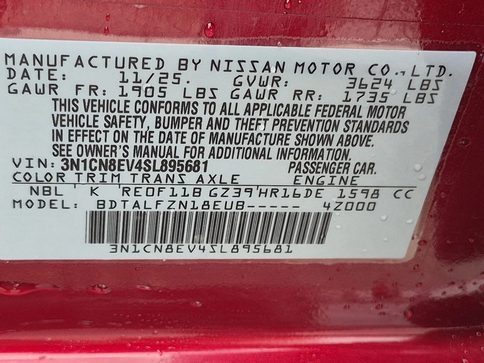 2025 Nissan Versa Sedan SV - Photo 23