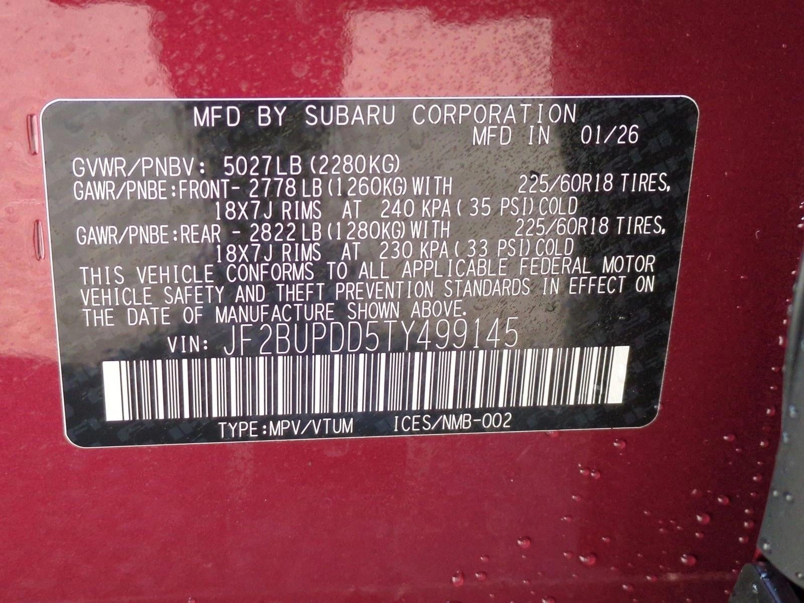 2026 Subaru Outback Limited - Photo 18
