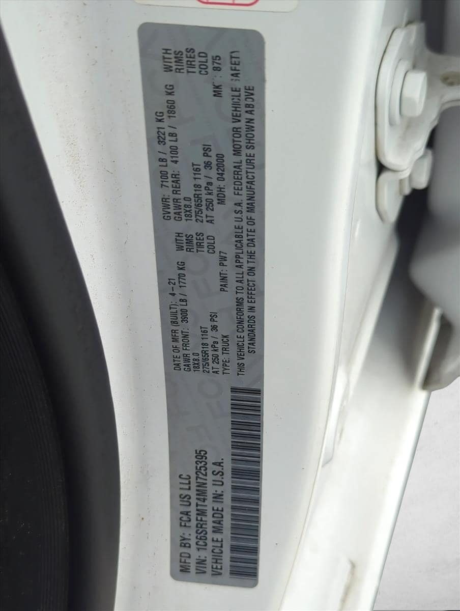 1C6SRFMT4MN725395