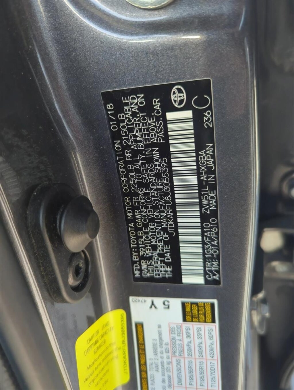 Used 2018 Toyota Prius Three Hatchback
