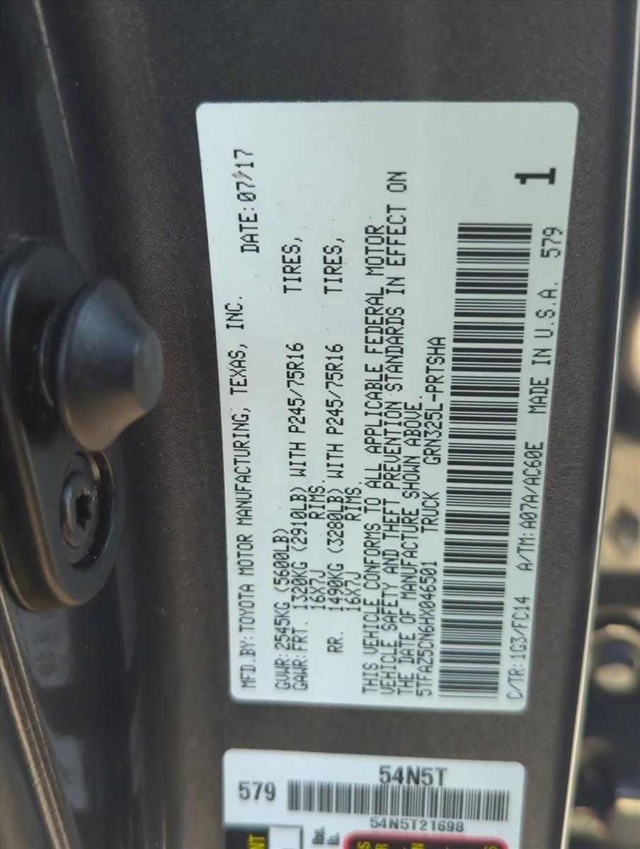 Used 2017 Toyota Tacoma SR5 V6 Truck Double Cab