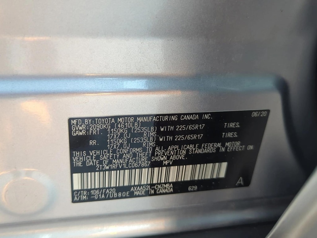 Used 2020 Toyota RAV4 XLE SUV