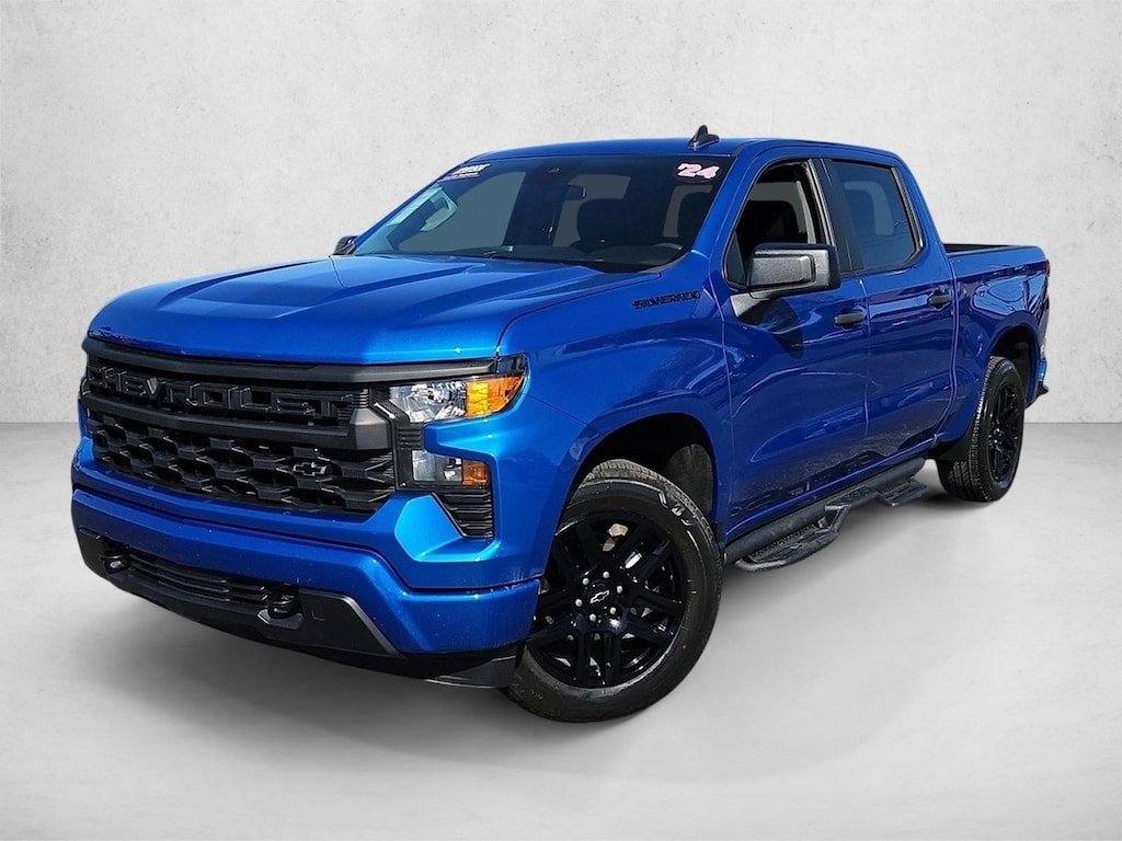 Used 2024 Chevrolet Silverado 1500 Custom Truck Crew Cab