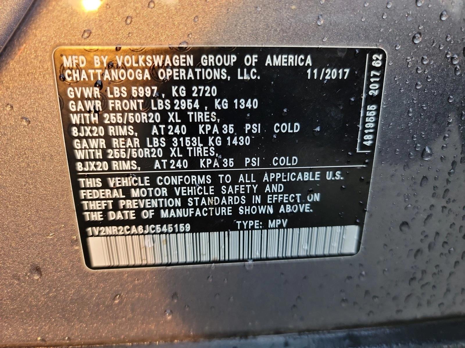 2018 Volkswagen Atlas 3.6L V6 SEL Premium 4MOTION SUV, photo 21