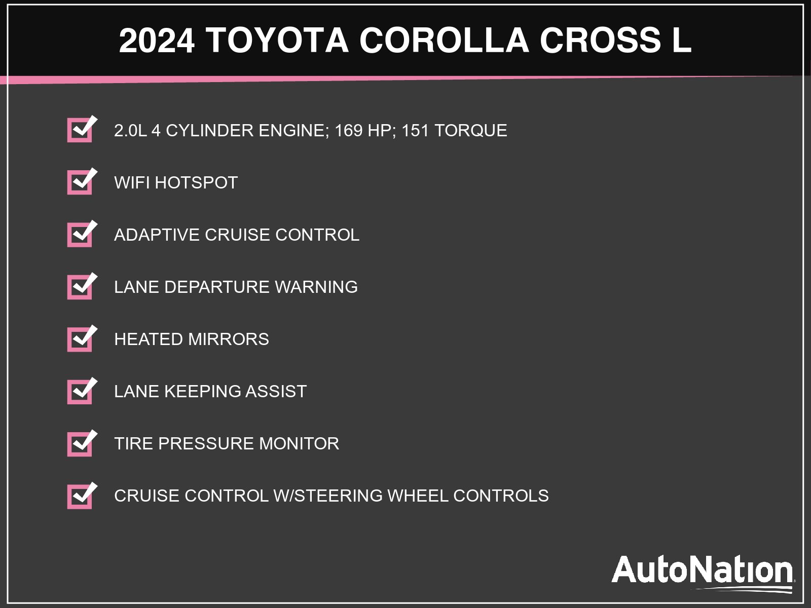 Used 2024 Toyota Corolla Cross L SUV