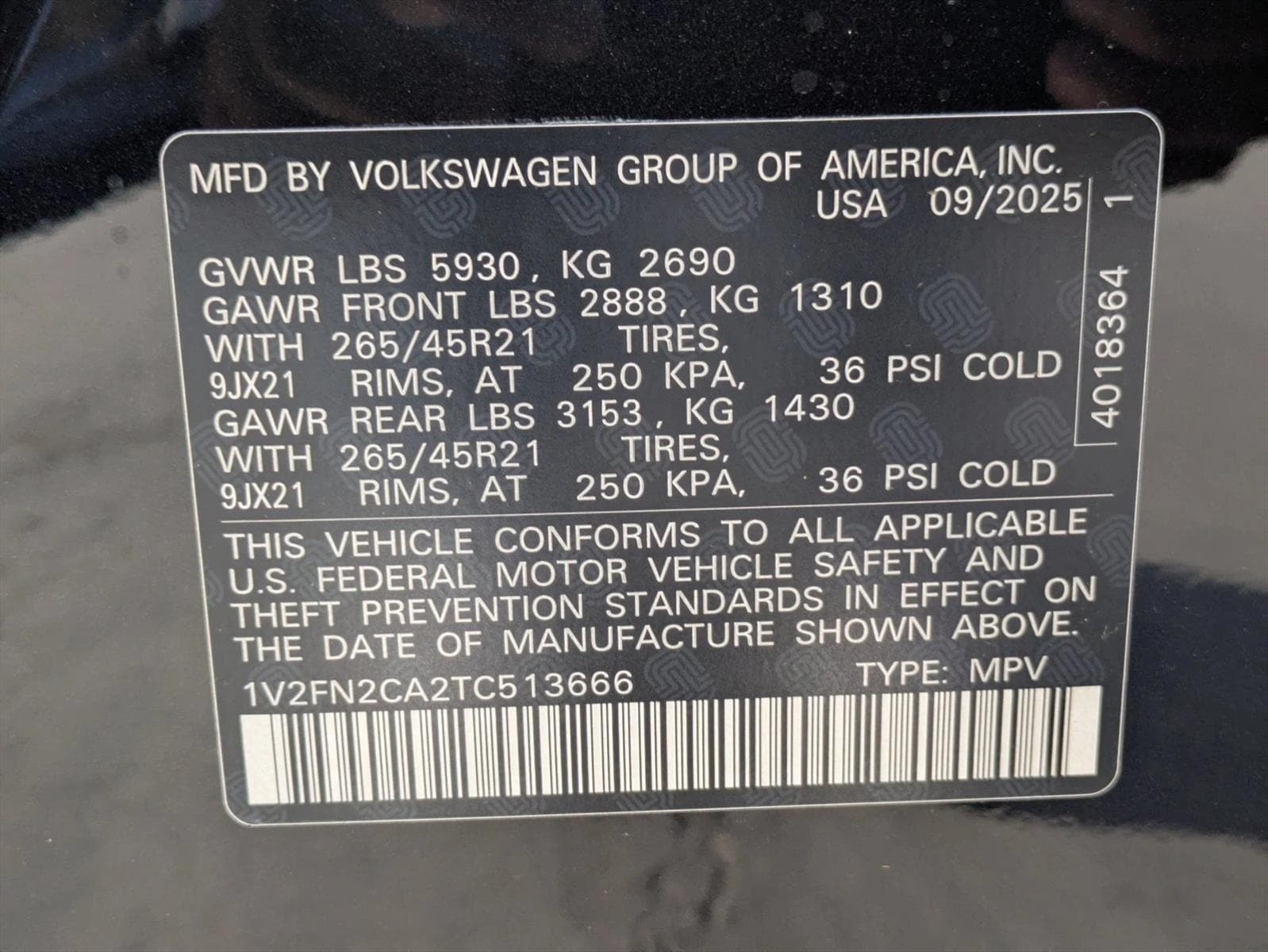 2026 Volkswagen Atlas SEL Premium R-Line - Photo 18