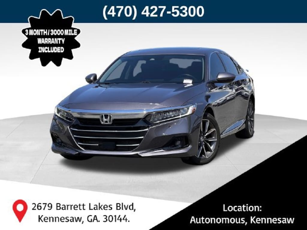 Used 2022 Honda Accord Sedan EX-L EX-L 1.5T CVT