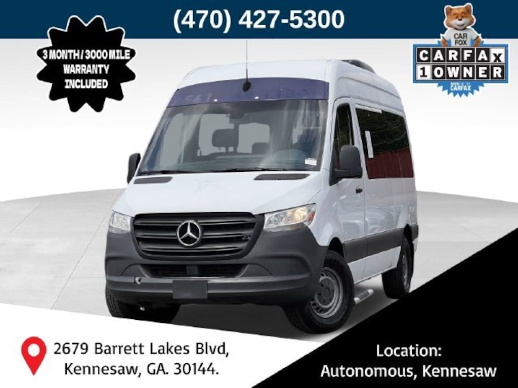 Used 2021 Mercedes-Benz Sprinter Passenger Van Passenger 144 WB 2500 Standard Roof I4 144 RWD