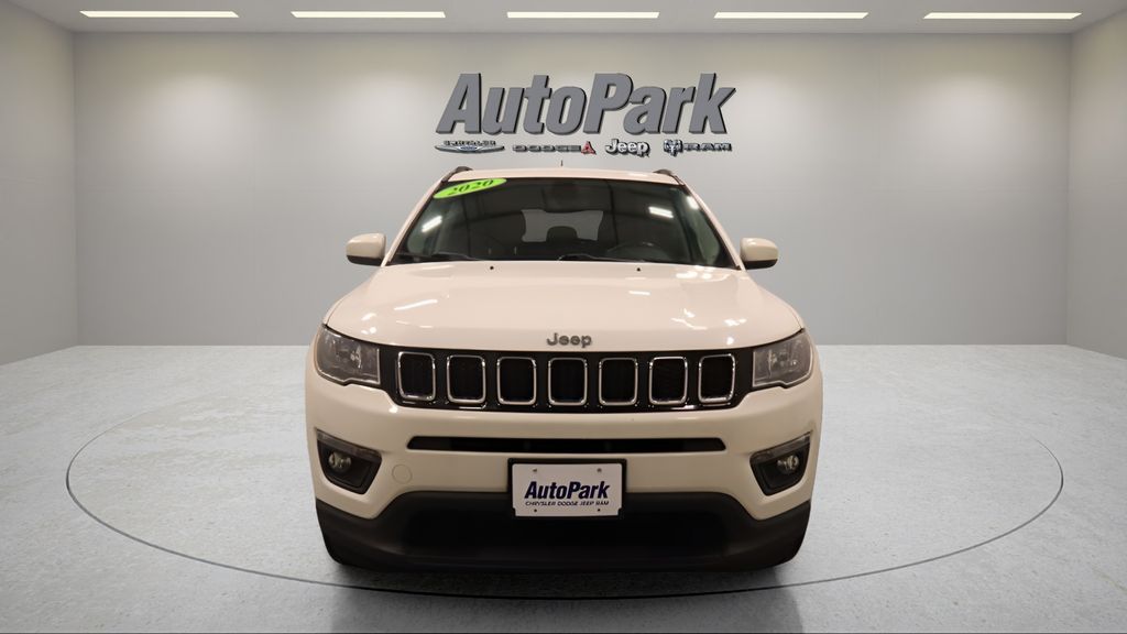 Certified 2020 Jeep Compass Latitude with VIN 3C4NJDBB1LT100365 for sale in Plymouth, IN