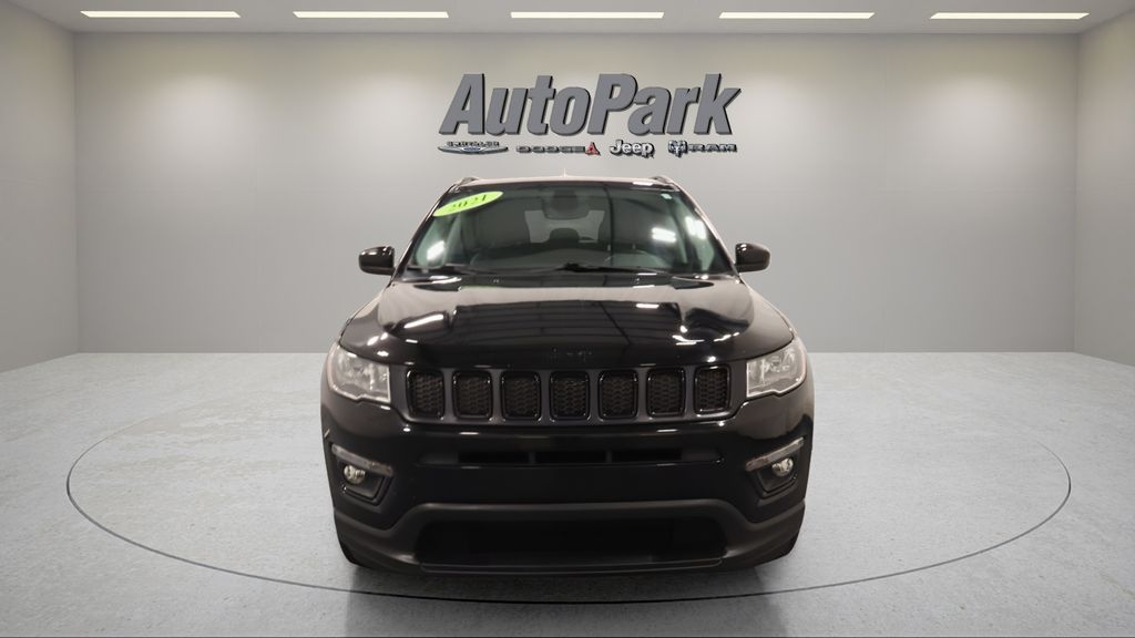 Certified 2021 Jeep Compass Altitude with VIN 3C4NJDBB3MT575503 for sale in Plymouth, IN