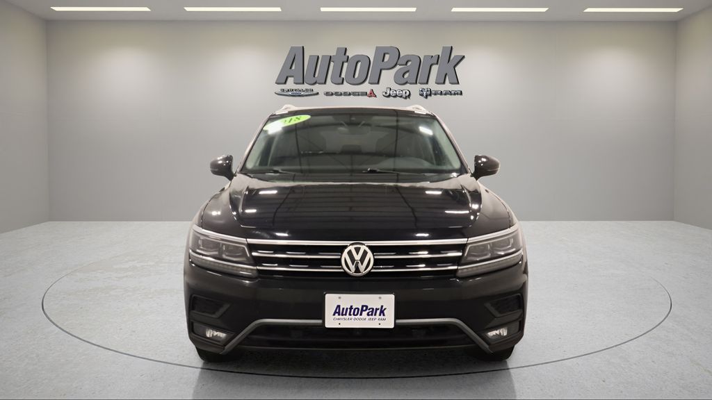 Certified 2018 Volkswagen Tiguan SEL Premium with VIN 3VV4B7AX3JM221365 for sale in Plymouth, IN