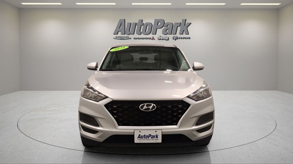 Certified 2021 Hyundai Tucson SE with VIN KM8J23A45MU308339 for sale in Plymouth, IN