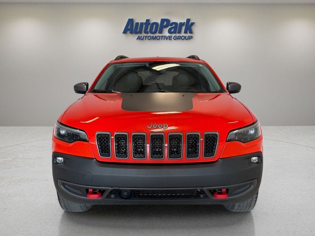 Certified 2021 Jeep Cherokee Trailhawk with VIN 1C4PJMBX4MD231107 for sale in Sturgis, MI