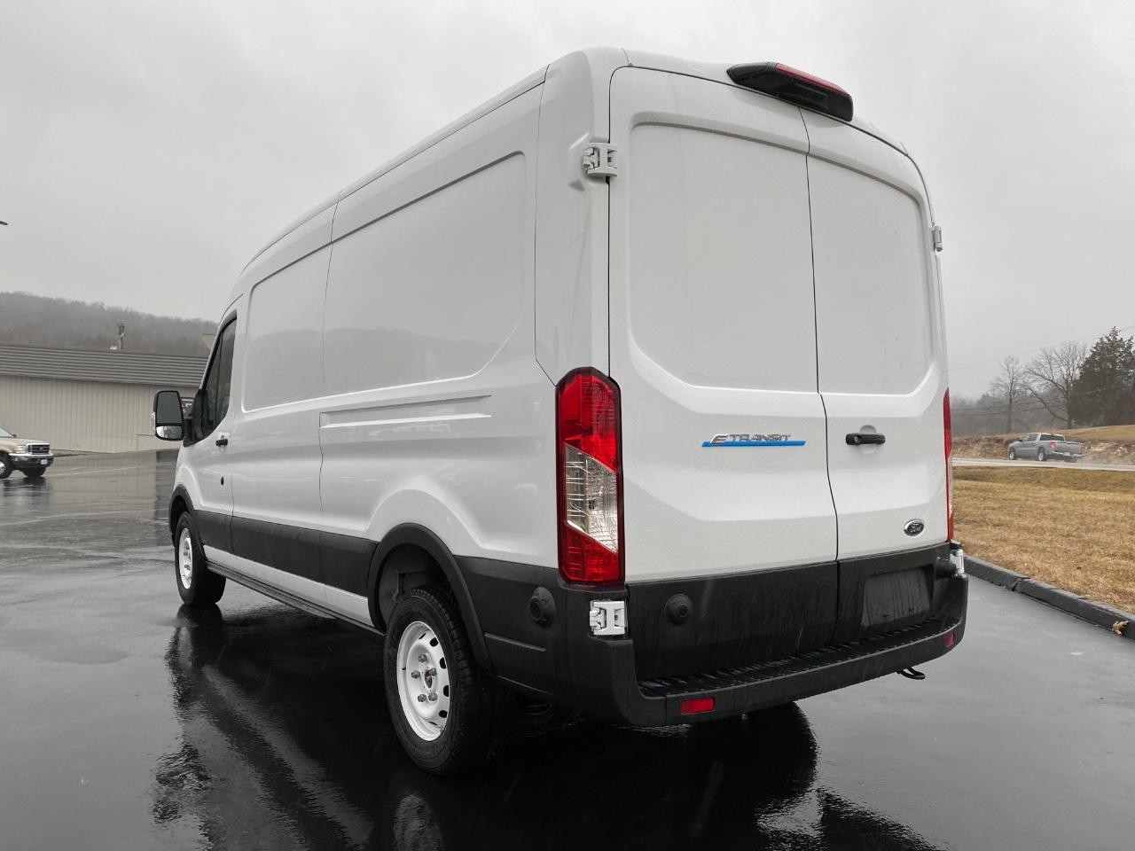 Used 2023 Ford E-Transit-350 Cargo Base Van Medium Roof Van