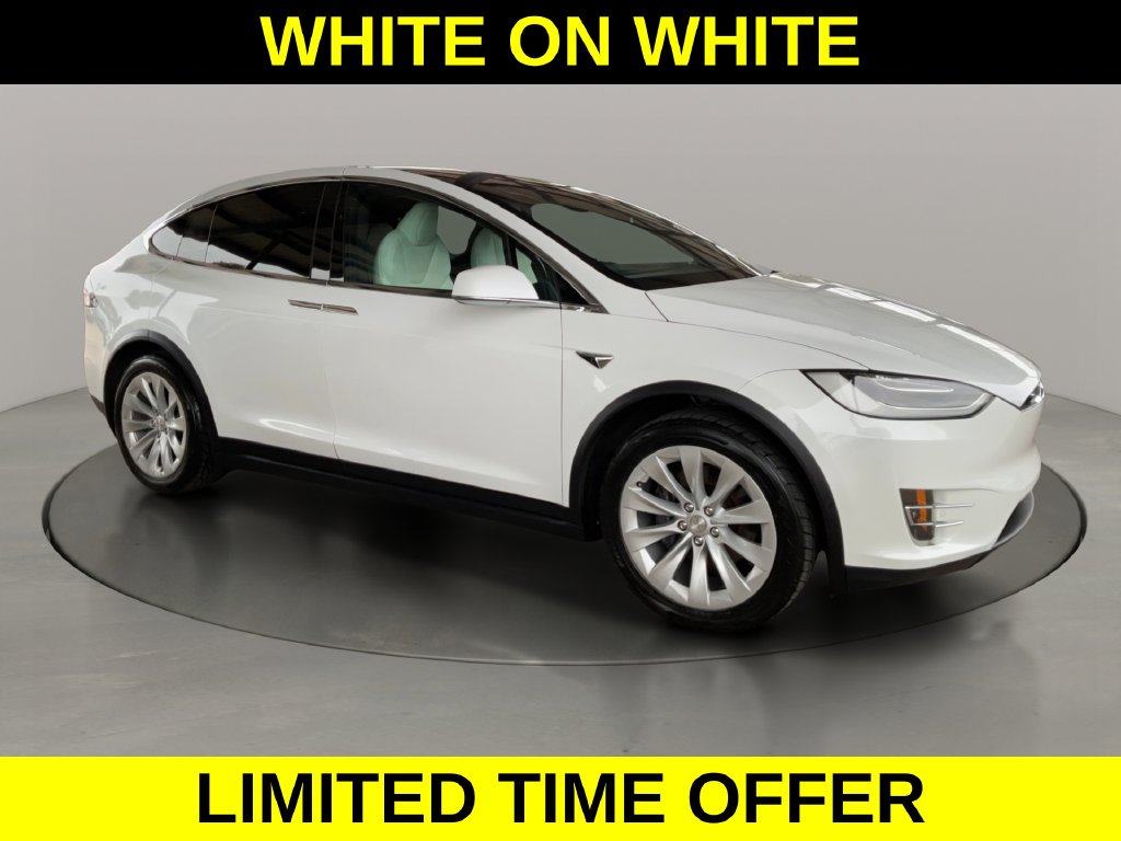 Used 2021 Tesla Model X Long Range /WHITE INTERIOR SUV