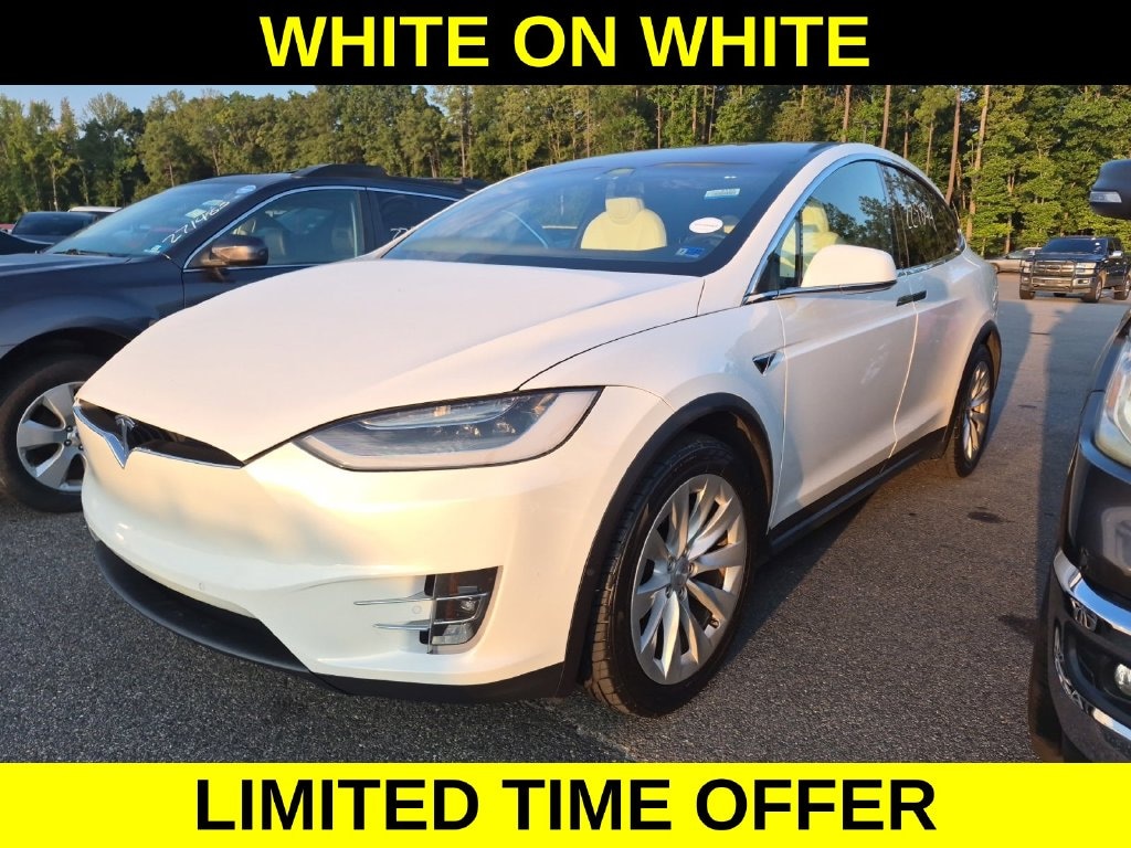 Used 2021 Tesla Model X Long Range /WHITE INTERIOR SUV