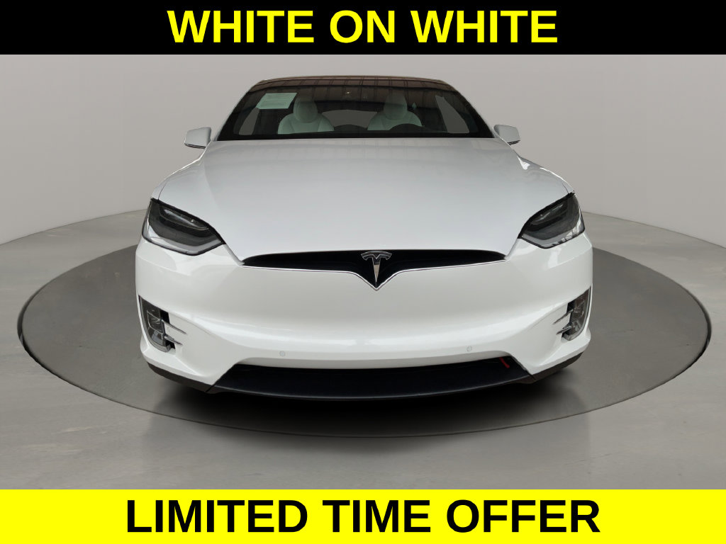 Used 2021 Tesla Model X Long Range /WHITE INTERIOR SUV