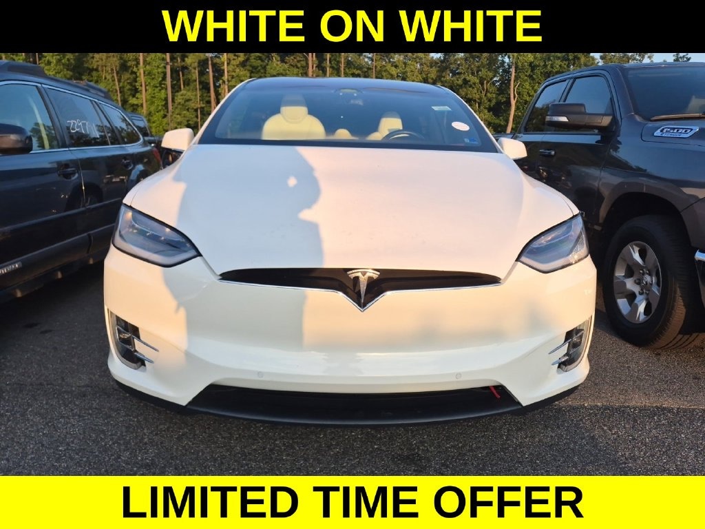 Used 2021 Tesla Model X Long Range /WHITE INTERIOR SUV
