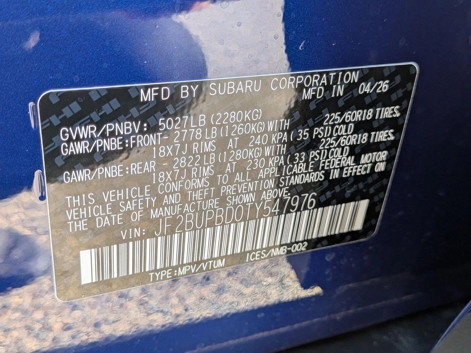 2026 Subaru Outback Premium - Photo 19
