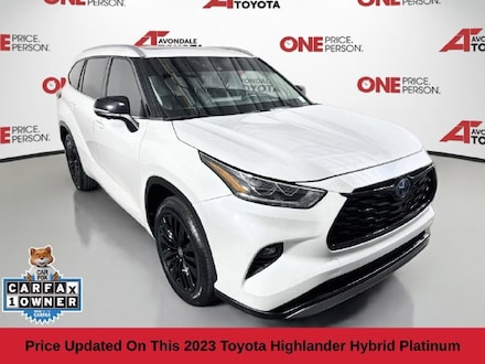 2023 Toyota Highlander Hybrid Platinum Sport Utility