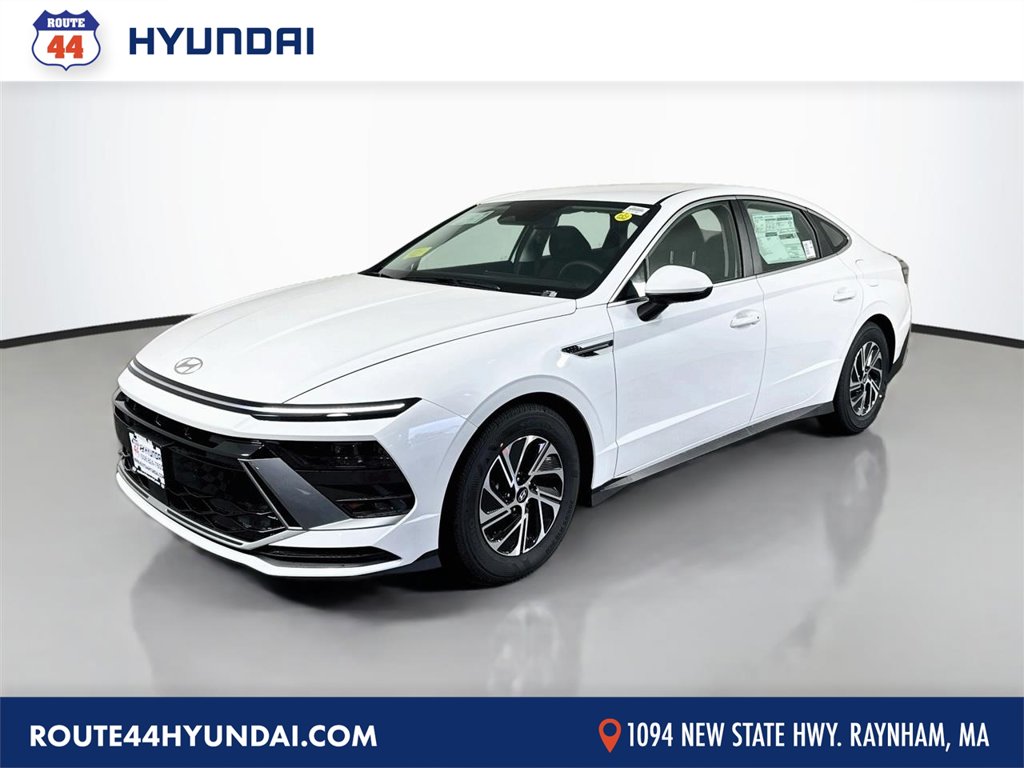 New 2026 Hyundai Sonata Hybrid Blue Sedan