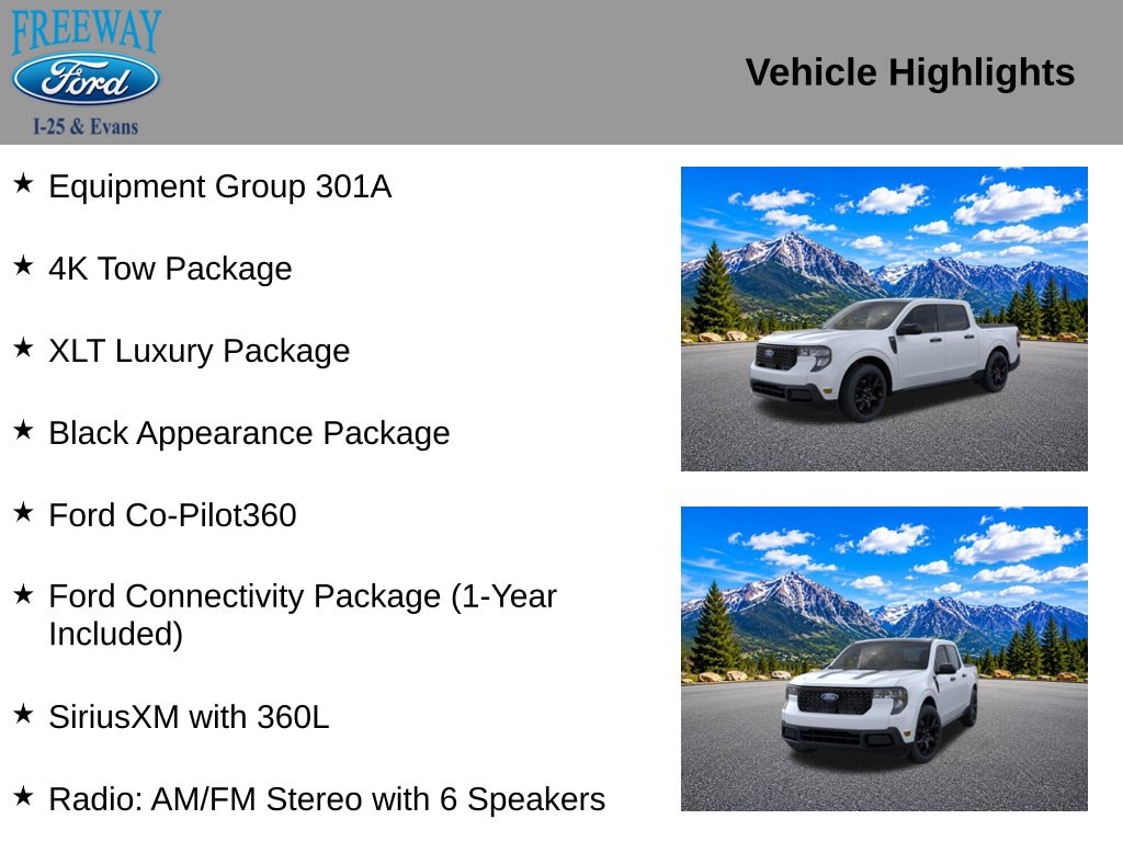 New 2026 Ford Maverick XLT Truck